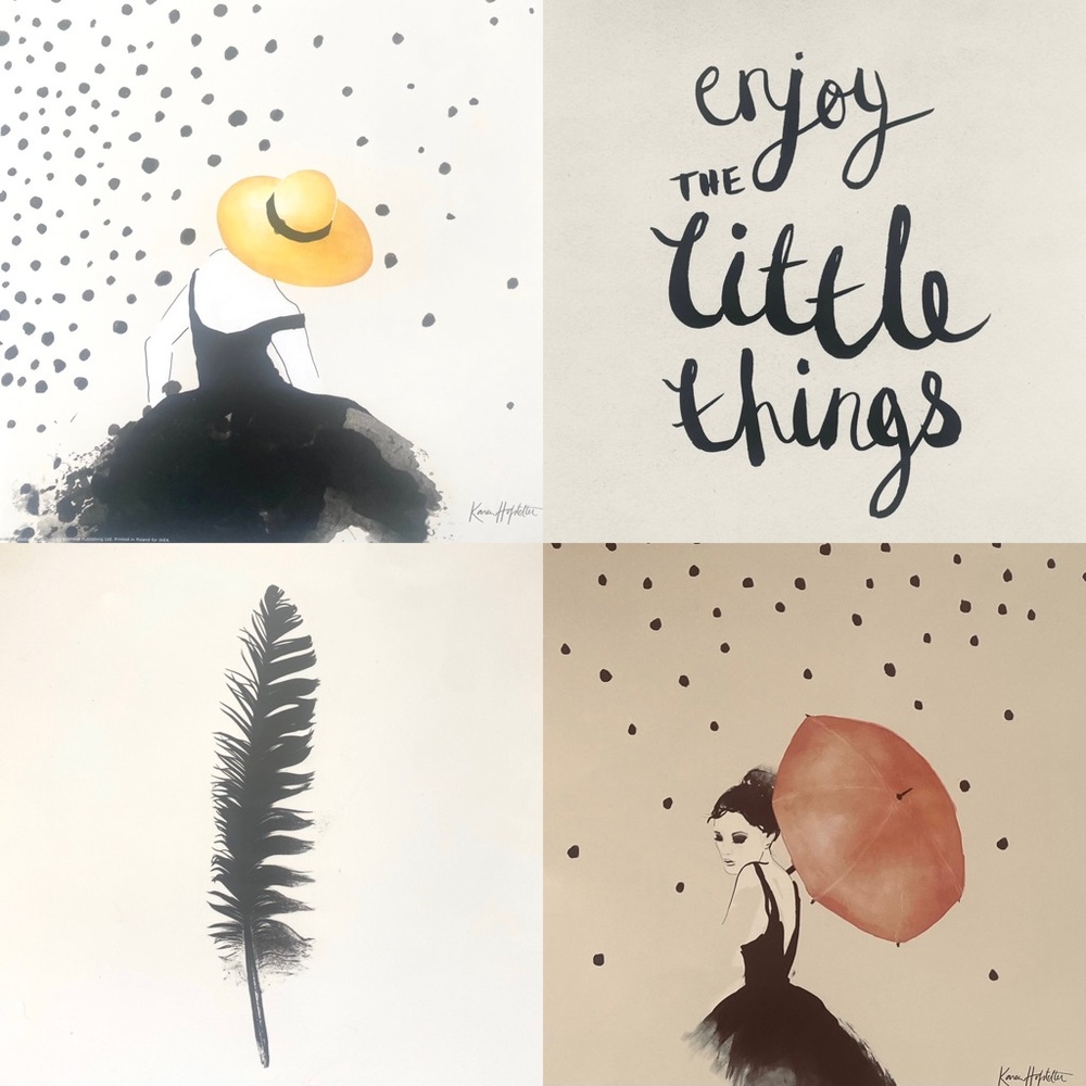 Set of 4 Ikea Prints Poster Art 8X10